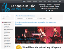 Tablet Screenshot of fantasiamusic.co.uk